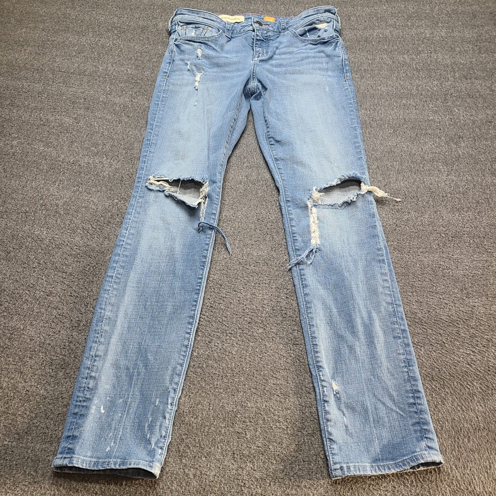 Piloro and‎ the Landress Distressed Light Wash Denim Jeans Womens Size 28 Pants